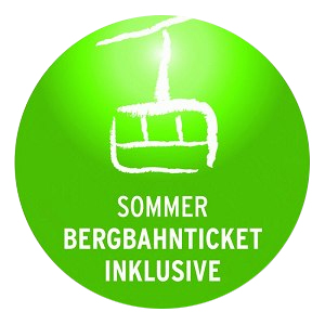 Bergbahnticket im Sommer inklusive